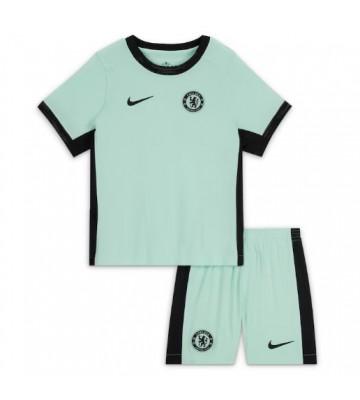 Chelsea babykläder Tredje Tröja barn 2023-24 Korta ärmar (+ Korta byxor)
